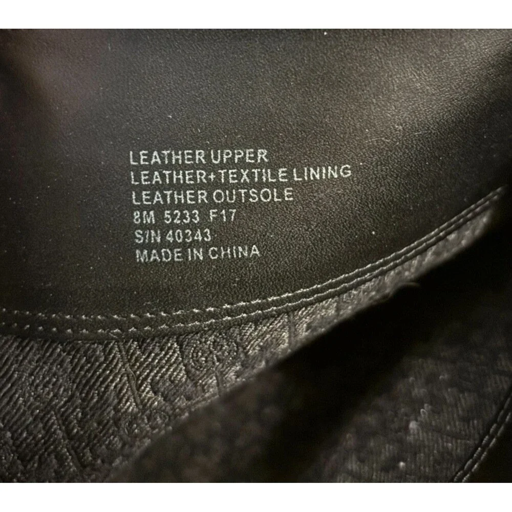Tory‎ Burch Sofia black belted leather Reva Tall Riding boots women's size 8